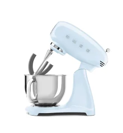 Robot sur socle 4.8l 800w bleu azur Smeg SMF03PBEU années 50