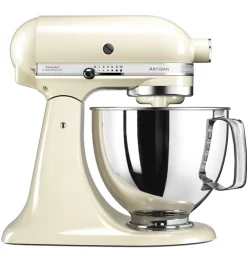 Robot sur socle 4,8l 300w crème Kitchenaid 5KSM125EAC artisan