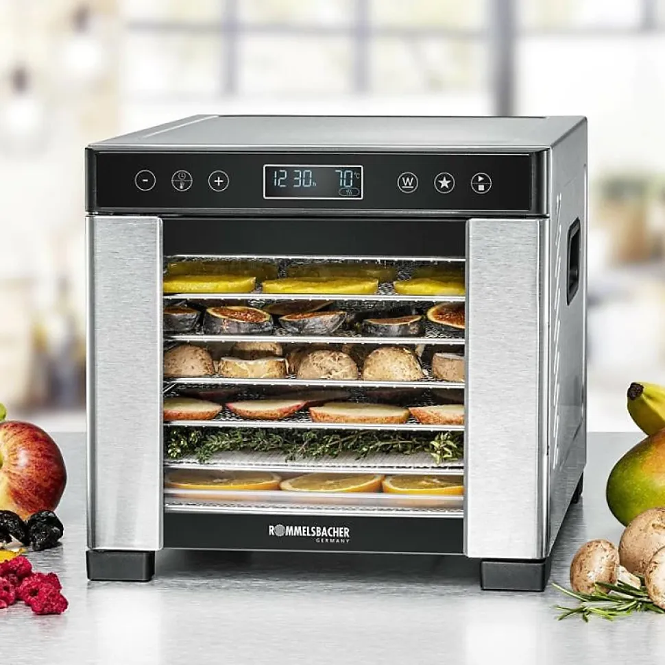 Rommelsbacher Dehydrator stainless steel black Schwarz DA 650 (DA 650)