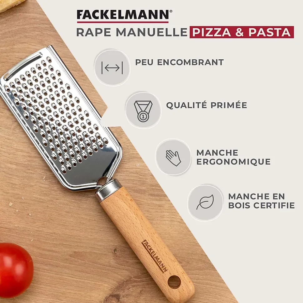 Râpe à fromage manuelle 22 cm Fackelmann Pizza & Pasta