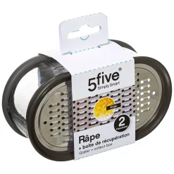 Râpe inox avec boîte de récupération - 5Five