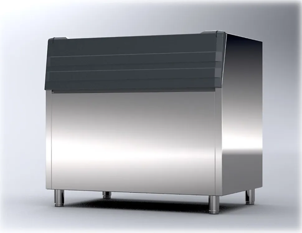 Réserve-Bac à Glaçons Inox 350kg - BREMA - BIN350-M350-1