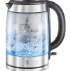 RUSSELL HOBBS 20760-57 Bouilloire en Verre Filtrante 1L Clarity, Cartouche Filtre a Eau Brita Inclus