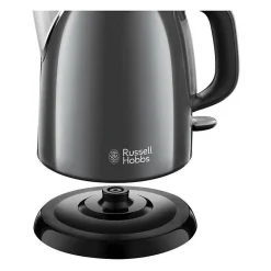 RUSSELL HOBBS 24993-70 Bouilloire Compacte Colours Plus Capacité 1 L Filtre Anti-Calcaire Amovible Lavable - Gris