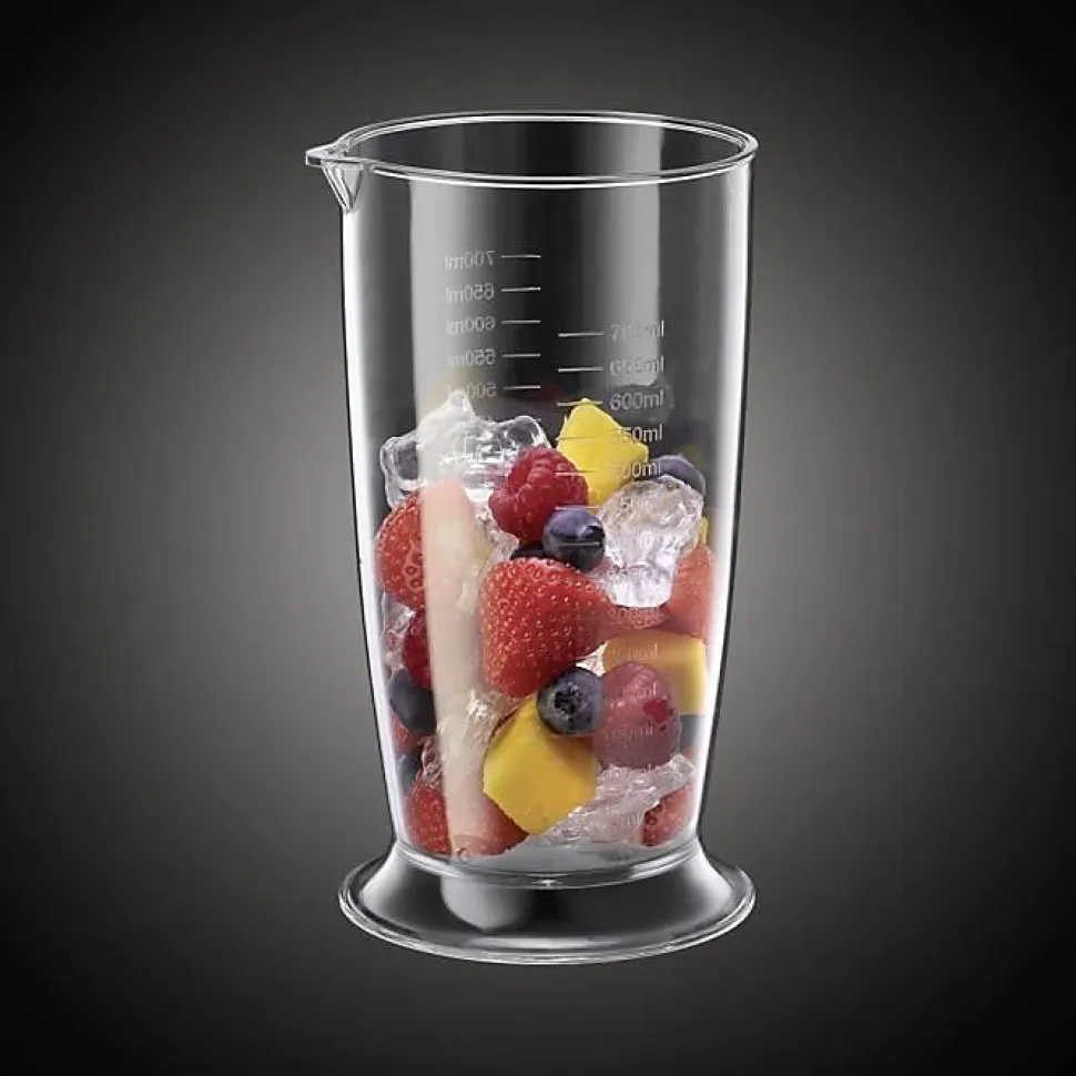 RUSSELL HOBBS 24690-56 Mixeur Plongeant Desire, Bol 500ml Inclus, Lames Robustes, 2 Vitesses, Anti-Eclaboussure