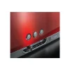 RUSSELL HOBBS 23250-56 Toaster Grille-Pain Luna Spécial Baguette Cuisson Rapide Chauffe Viennoiserie - Rouge
