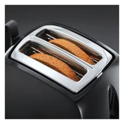 RUSSELL HOBBS 22601-56 Toaster Grille-Pain Texture Fentes Larges - Noir