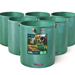 Sac de jardin 272L Lot de 6 sacs XXL VOUNOT