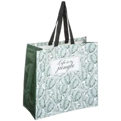 Sac de Shopping Motif Jungle - Vert kaki- 5five
