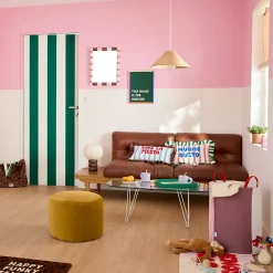 Sac shopping Taxi Brousse - Il Dolce Far Niente - réversible à rayures vertes ou motif léopard