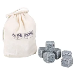 Sachet coton de 6 glaçons en granit
