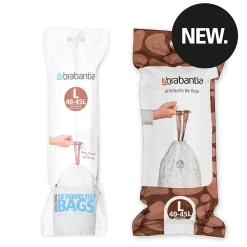 Sac-poubelle Brabantia PerfectFit blanc 45 L