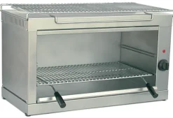 Salamandre électrique fermée - Grille 600 x 300 mm - 2 niveaux - Nosem