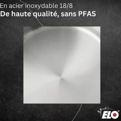 Sauteuse 16 cm en acier inoxydable 18/8 Elo Profi Cuisine