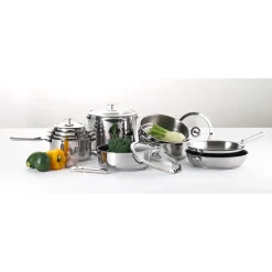 Sauteuse 28 cm revêtement céramique avec couvercle Acier - Eclipse par Cuisinox