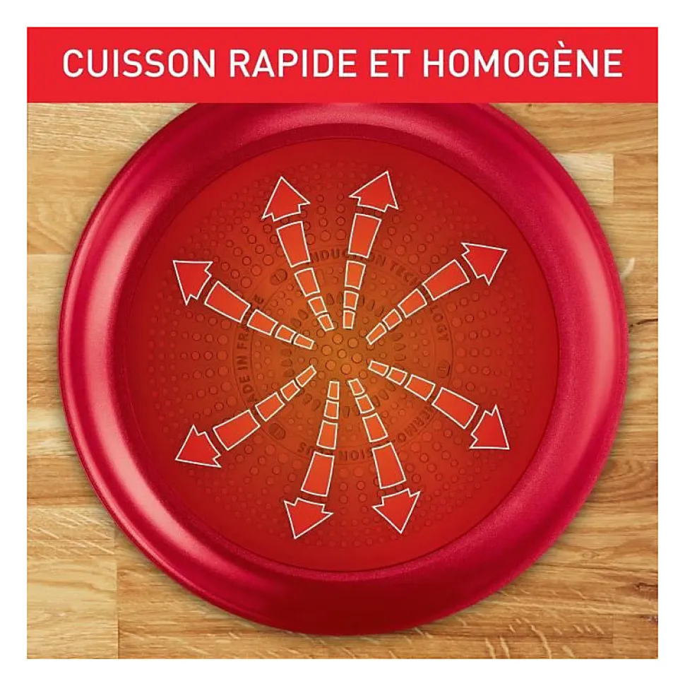 Sauteuse anti-adhésive 24cm + couvercle Tefal C2893202