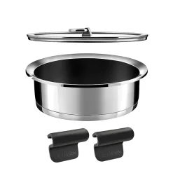 Sauteuse 24cm revêtement céramique avec couvercle Inox - Ycône par Cuisinox
