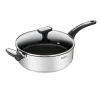 Sauteuse inox 26cm avec couvercle Tefal E3003304 emotion