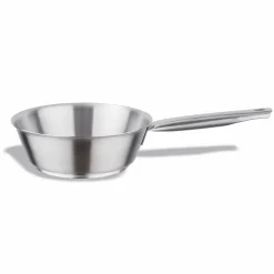 Sauteuse évasée en Inox 16 à 24 cm - Pujadas - Gris - l44.9- L0.1- P22- h11.1- Inox