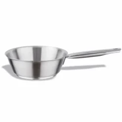 Sauteuse évasée en Inox 16 à 24 cm - Pujadas - Gris - l44.9- L0.1- P22- h11.1- Inox