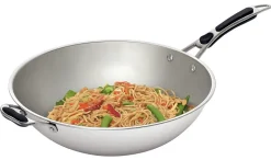 Sauteuse Wok inox 36 cm pour induction IW35 - Bartscher