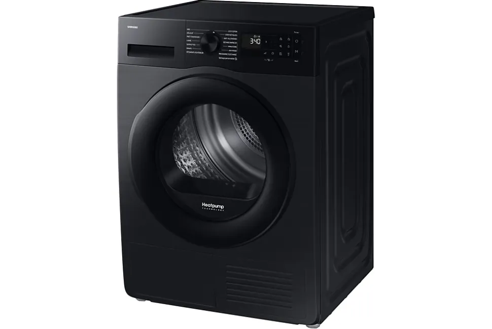 Sèche-linge pompe à chaleur 60cm 9kg noir Samsung DV90DG52A0AB