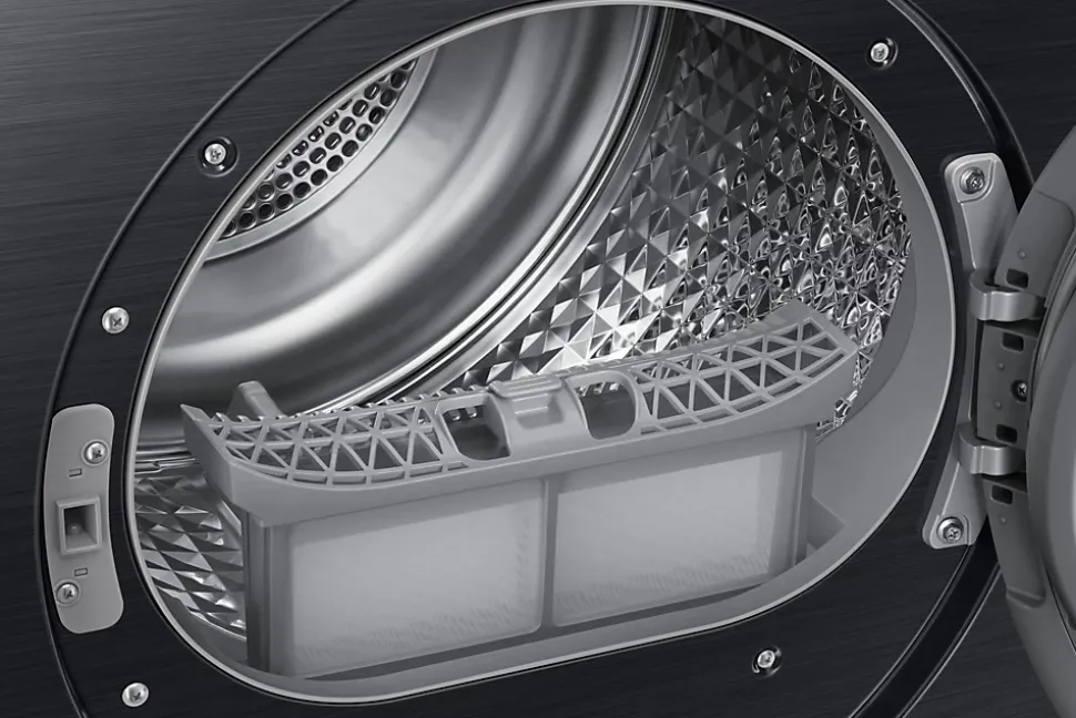 Sèche-linge pompe à chaleur 60cm 9kg noir Samsung DV90DG52A0AB