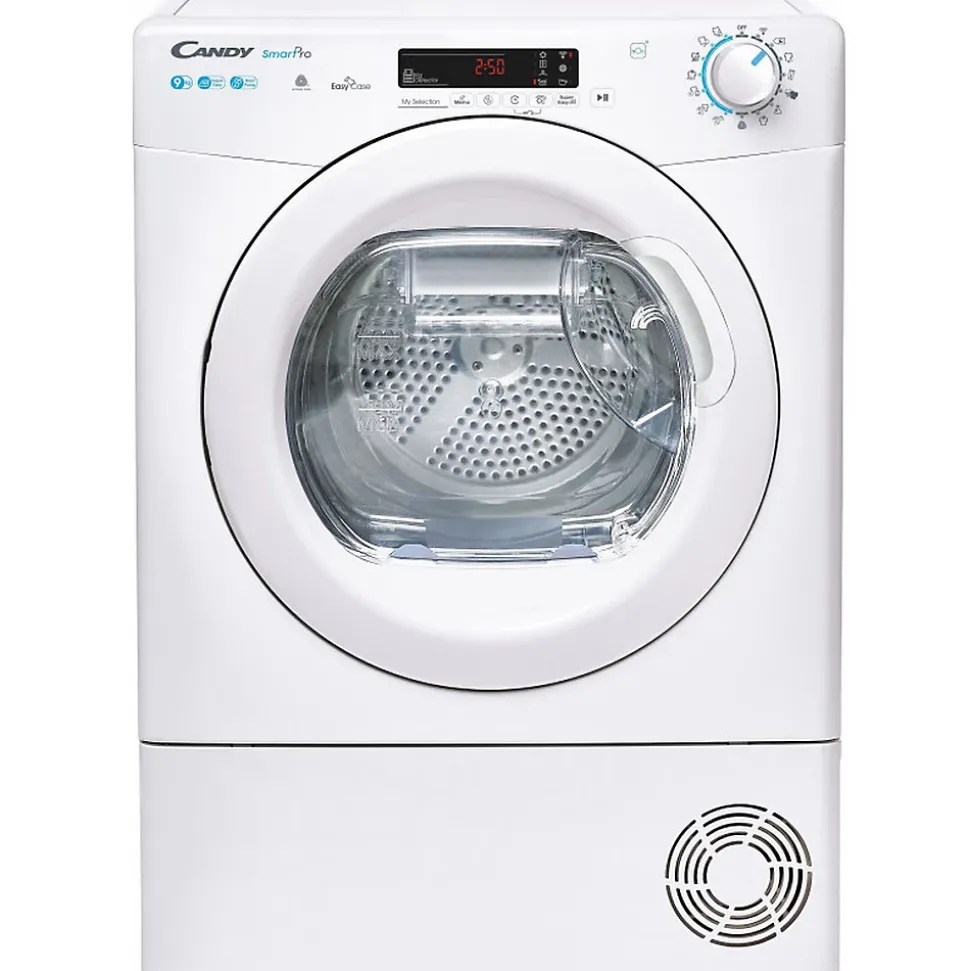 Sèche-linge pompe à chaleur avec condenseur 9kg Candy CSOEH9A2DE-S