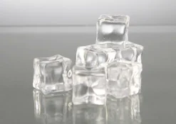 Seau de 1,5 Kg de glaçons transparents en acrylique