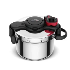 Seb - Autocuiseur Clipso Now plus - 6L - Minuteur intelligent - Inox - Tous feux