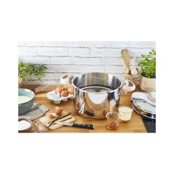 SEB Cocotte-minute inox, Autocuiseur 9 L, Induction, Sécurité 5 points, Fabriqué en France, Clipso Minut Eco Respect P4624970