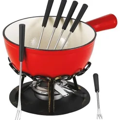 Service à fondue 6 fourchettes rouge Tableandcook DSBRGSAF20