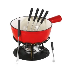 Service à fondue 6 fourchettes rouge Tableandcook DSBRGSAF20