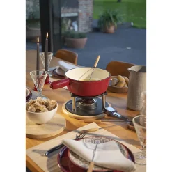 Service à fondue - Livoo - MEN390RC - 2,6 L - Compatible induction - 6 personnes