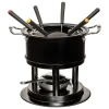 Service à fondue 6 personnes en inox - Noir- 5five