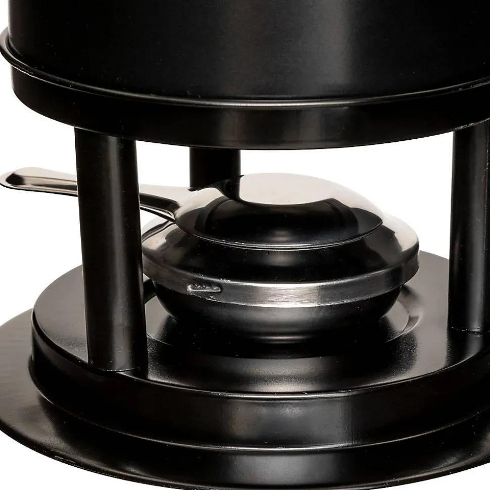 Service à fondue 6 personnes en inox - Noir- 5five