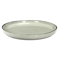 Service à vaisselle 12 pièces en grès vert