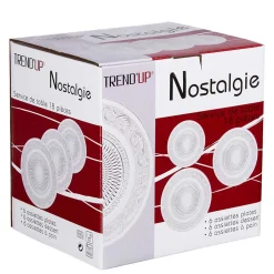 Service d'assiettes 18 pièces Nostalgie
