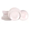Service d'assiettes 18 pièces Onyx crème