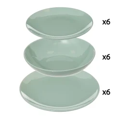 Service vaisselle 18 pièces COLORAMA