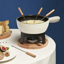 Set à fondue en fonte 6 personnes - MONT BLANC