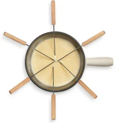 Set à fondue en fonte 6 personnes - MONT BLANC