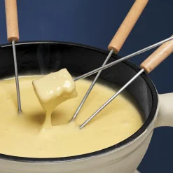 Set à fondue en fonte 6 personnes - MONT BLANC