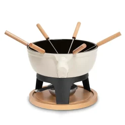 Set à fondue en fonte 6 personnes - MONT BLANC
