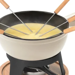 Set à fondue en fonte 6 personnes - MONT BLANC