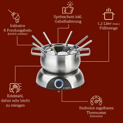 Set à fondue électrique Bomann FD2248CB