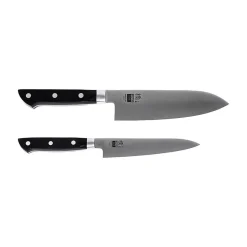 Set base de 2 couteaux Hashi Classique - KOTAI - Couteau japonais Gris
