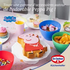Set de 3 bols pour cuisiner avec les enfants Dr. Oetker Peppa Pig