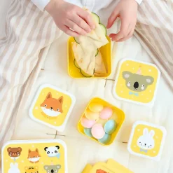 Set de 4 boîtes à goûter A Little Lovely Company