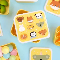 Set de 4 boîtes à goûter A Little Lovely Company